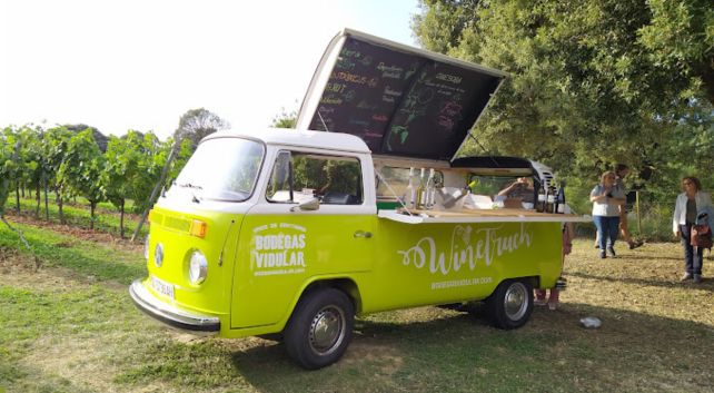 Winetruck eventos con vino en Cantabria Bodegas Vidular